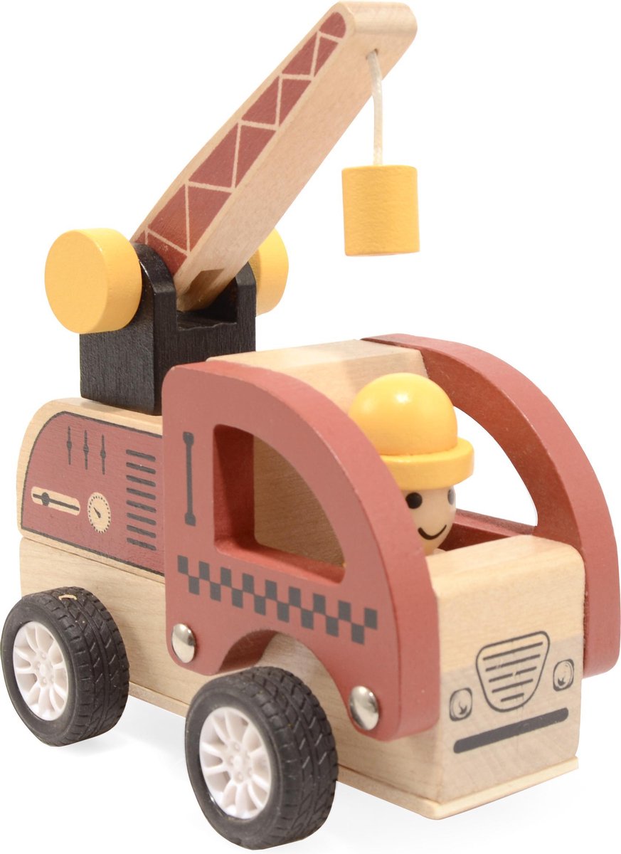 Houten Speelgoed Auto | Magni Aps | Terugtrek Auto